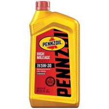 Pennzoil High Mileage SAE 5W-30 Synthetic Blend Motor Oil 1 & 5 Qt