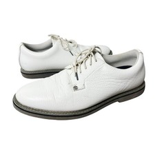 G/FORE Gallivanter White Leather Golf Shoes Size 12 Mens G4 Lace Up