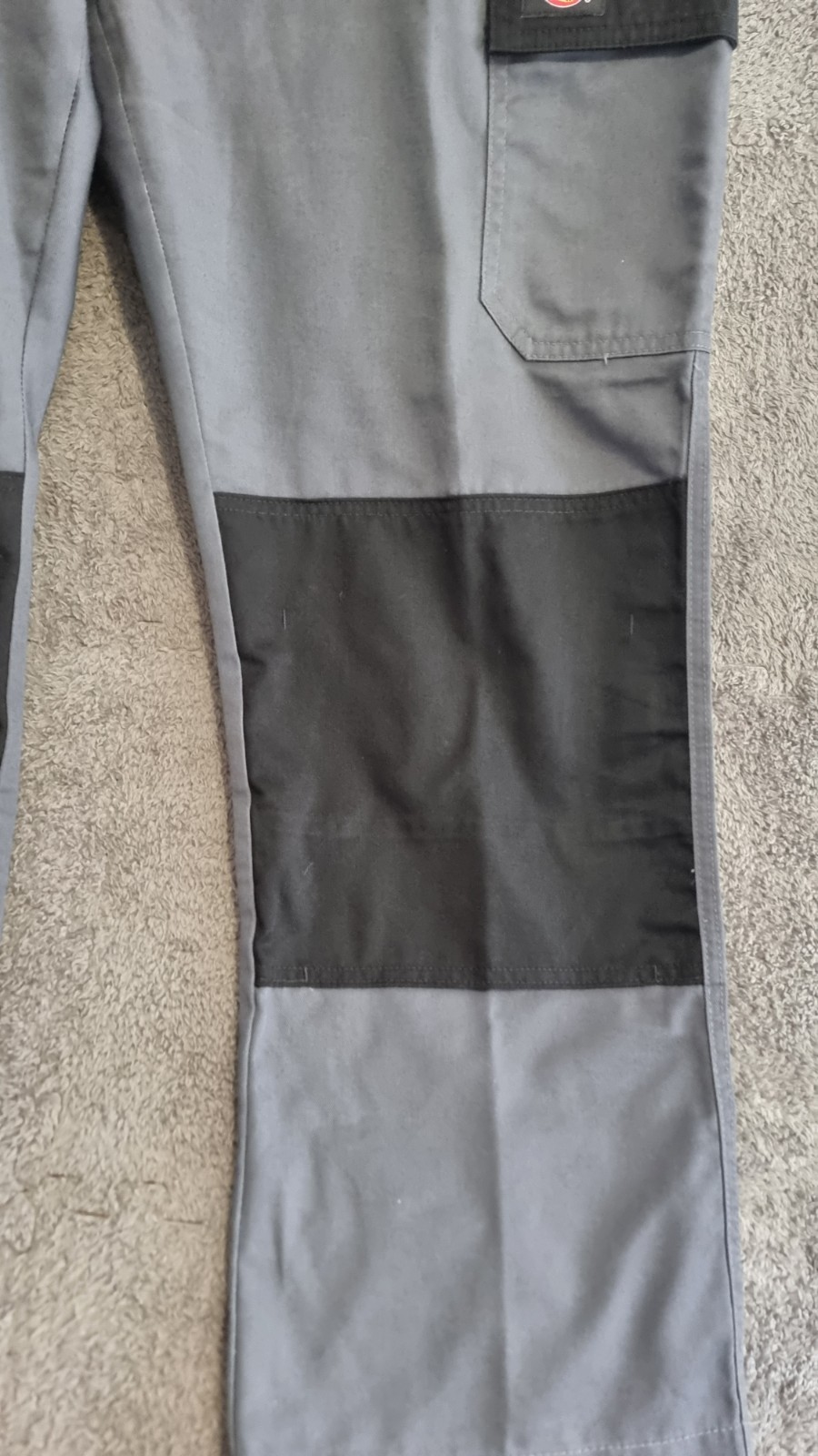 Dickies Everyday Mens Work Trousers Grey Black W42 L30 Cargo Knee Pad image 6