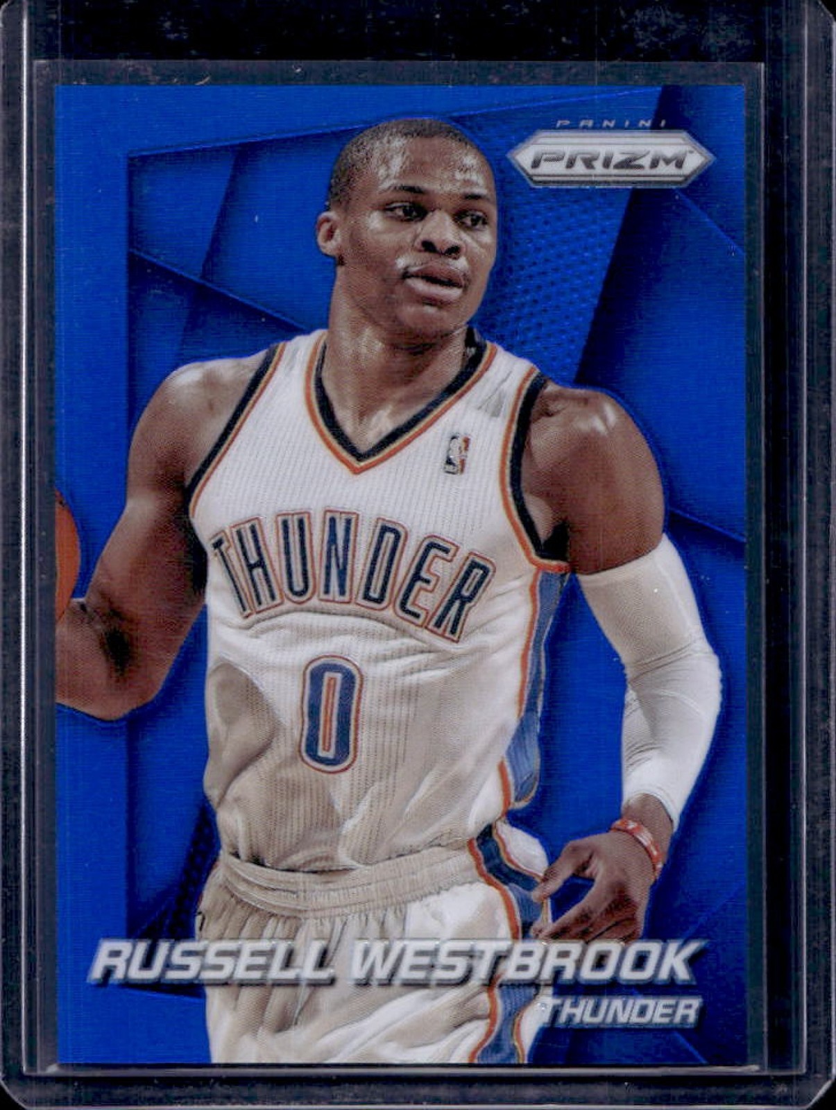2014-15 Prizm Russell Westbrook Prizm Blue #3/99 Thunder