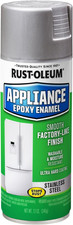 Rust-Oleum 7887830 Specialty Appliance Epoxy Spray Paint, 12 Oz, Stainless Steel