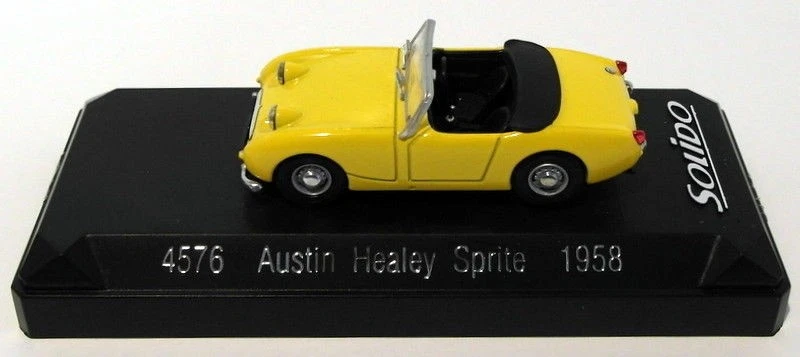 Solido масштаб 1/43 литая модель 4576 - 1958 Austin Healey Sprite - желтая - Изображение 4 из 4