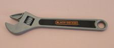 Black  Decker Gray 8" Plastic Play Adjustable Wrench Replacement Workbench Tool