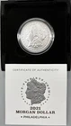 2021 US Mint Morgan Silver Dollar PHILADELPHIA MINT STRIKE, Box & COA 21XE