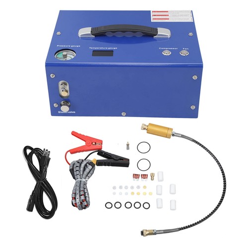 Compressore Aria Spegnimento Automatico 30Mpa Pompa Aria Elettrica Alta Pressione VFUY - Foto 10 di 22