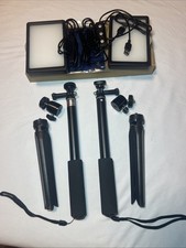 Neewer Streaming 2 Pack Dimmable Photo/Video LED Light ZC-10S Bundle Tripod