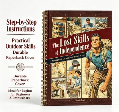 The Lost Skills Of Independence - Hardcover, Spiral Bound, Colored Illustrations