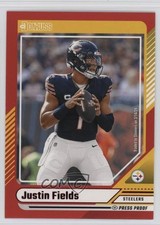 2024 Panini Donruss Red Press Proof Justin Fields #235 1jw5