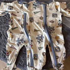 disney Mickey baby Pajamas 2pck. White Sz. 6M