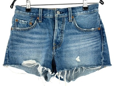 LEVIS STRAUS & CO Damen 501 Denim Shorts Größe W24