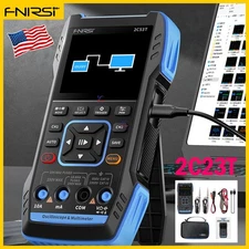 FNIRSI 2C23T 3-IN-1 handheld digital oscilloscope multimeter signal generator US