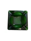 Vintage Anchor Hocking Emerald Green Glass Ash Tray