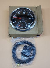 Tachometer 8000RPM GPS Speedometer 120MPH Speed Gauge 2in1 Waterp... 3-3/8" 85mm