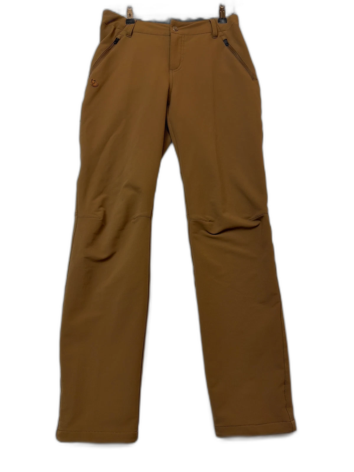 Fjallraven Tan Softshell size UK 8 Womans Trousers Hiking Walking Trekking