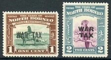 North Borneo SG318/9 Set of 2 M/M Cat 17 pounds