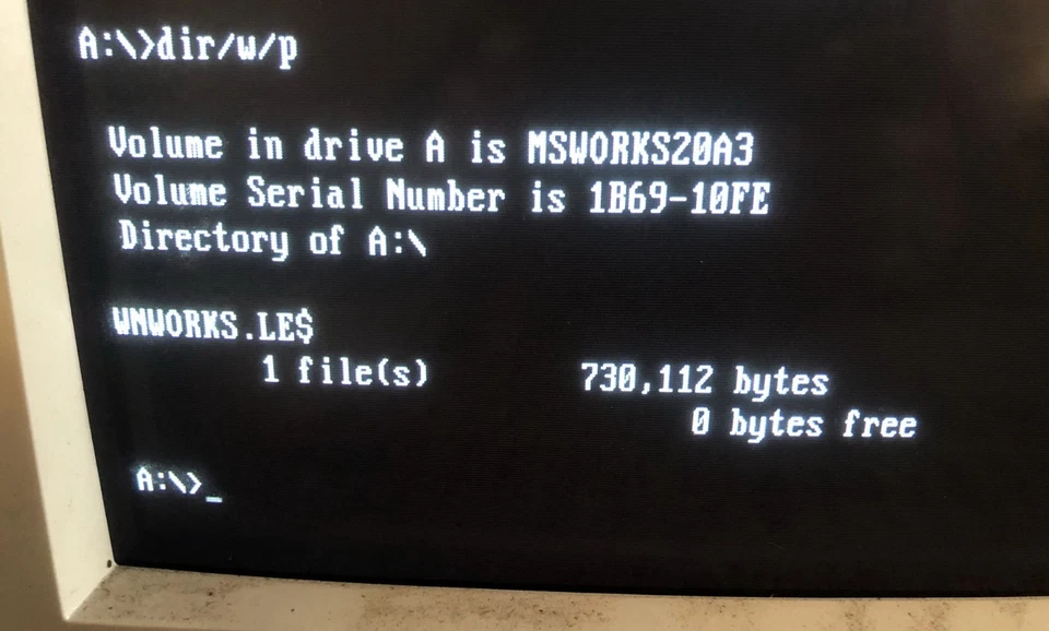 Microsoft Works 2.0 Original Set of 7 x Low Density 3.5" Floppy Disks TESTED - Image 4 of 4