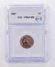 1897 Indian Head Cent PR63 RB ICG Beautiful Tone *0084
