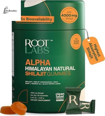 10-in-1 Alpha Shilajit Gummies | 4000 mg Pure Himalayan Shilajit with Tongkat Al
