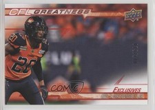 2023 Upper Deck CFL Greatness Exclusives 79/100 Boseko Lokombo Bo #CG-BL 1o9l