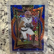 Chase Brown Blue Prizm # /249 #18 2024 Panini Select
