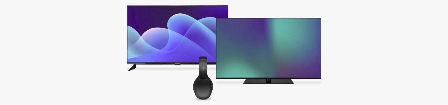 Up to 50% off refurb TVs and audio