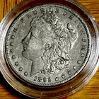 Old Man Duffy’s 1892 s scarce morgan very fine++ to XF coin. Lo bid! Hi Value.