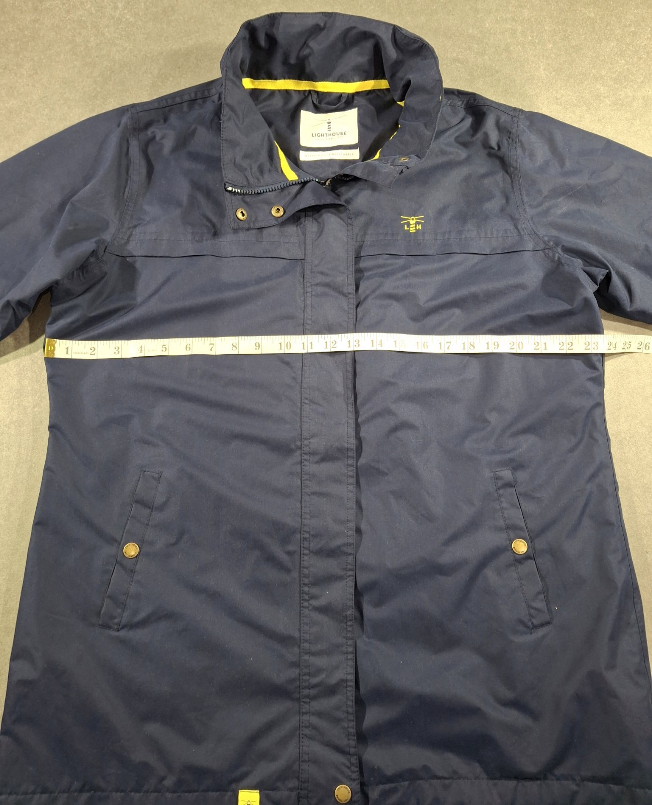 Lighthouse Beachcomber Jacket Womens Medium Blue … - image 17