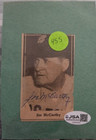 Joe McCarthy Signed Autographed Cut Picture #2 NY Yankees MLB HOF JSA LOA — photo 2