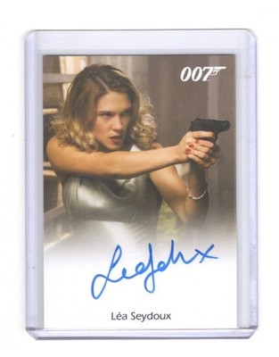 JAMES BOND ARCHIVES - SPECTRE EDITION LEA SEYDOUX AUTOGRAPH 2016 RITTENHOUSE