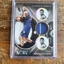 Panini Noir Newsreels Jerseys Nikola Vucevic /75 MEM Orlando Magic
