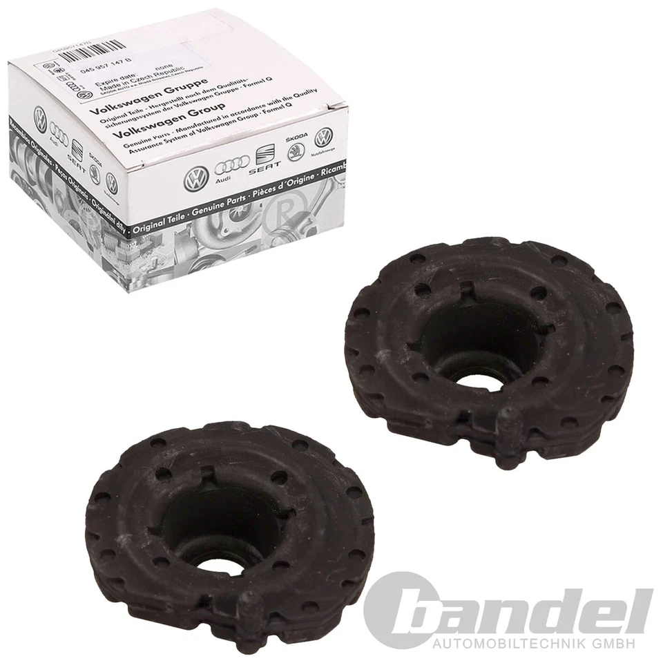 2x ORIGINAL VAG FEDERTELLER AUFLAGE HINTEN passend für AUDI A4 B6 B7 B8