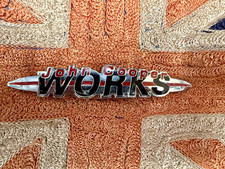 Genuine Mini JCW Chrome & Enamel Self Adhesive Badge: 5114717510