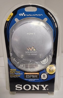 Vintage Sony Walkman D-F20 FM/AM CDR Personal CD Player + Headphones New Sealed 