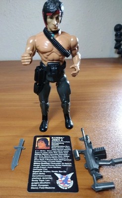 Vintage 1985 Coleco John Rambo Force Of Freedom Action Figure W Accessories