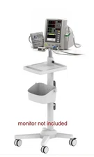 4 Wheel metal frame Mobile Rolling stand Cart for Edan M3/M3a  monitor