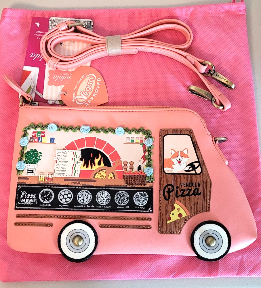 Truck Crossbody Bag Corgi Dog Wood Fired Boutique Designer
