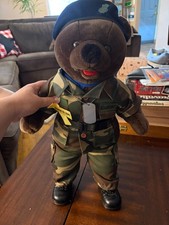 United States Air Force Teddy Bear in full dress with shoes