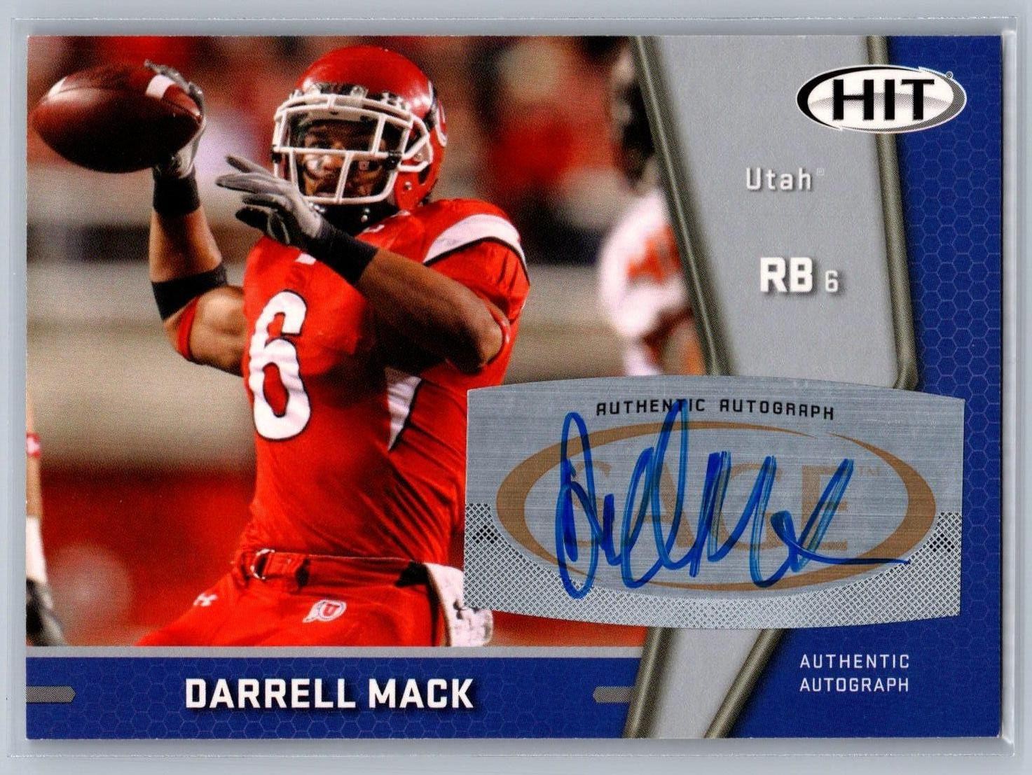 Darrell Mack 2009 SAGE HIT Autographs #A32