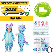 Grenouillère Bébé à Capuche Coton Manch. Longues Garçon Fille Doladola