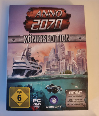Ubisoft Anno 2070 Königsedition PC DVD-ROM inkl. Erweiterung USK 6 Strategie