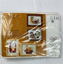 Creative Circle 0210 Popcorn and Donuts Vintage 1983 Kit Brand New in Package