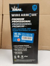 Ideal 46-35-ORN Wire Armour Premium Professional Vinyl Electrical Tape Orange