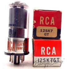 2 RCA 12SK7GT/VT-131/CV543 RF IF Amplifier Superhet Receiver Audio Vacuum Tube V