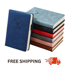 360 Pages Journal A5 Soft Leather Notebook Lined Paper Writing Diary Multicolour