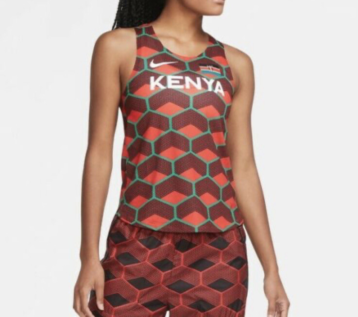 Nike Aeroswift Kenya 陸上用シャツ Sサイズ Nike Women's Kenya Running Top Size M Medium Jersey