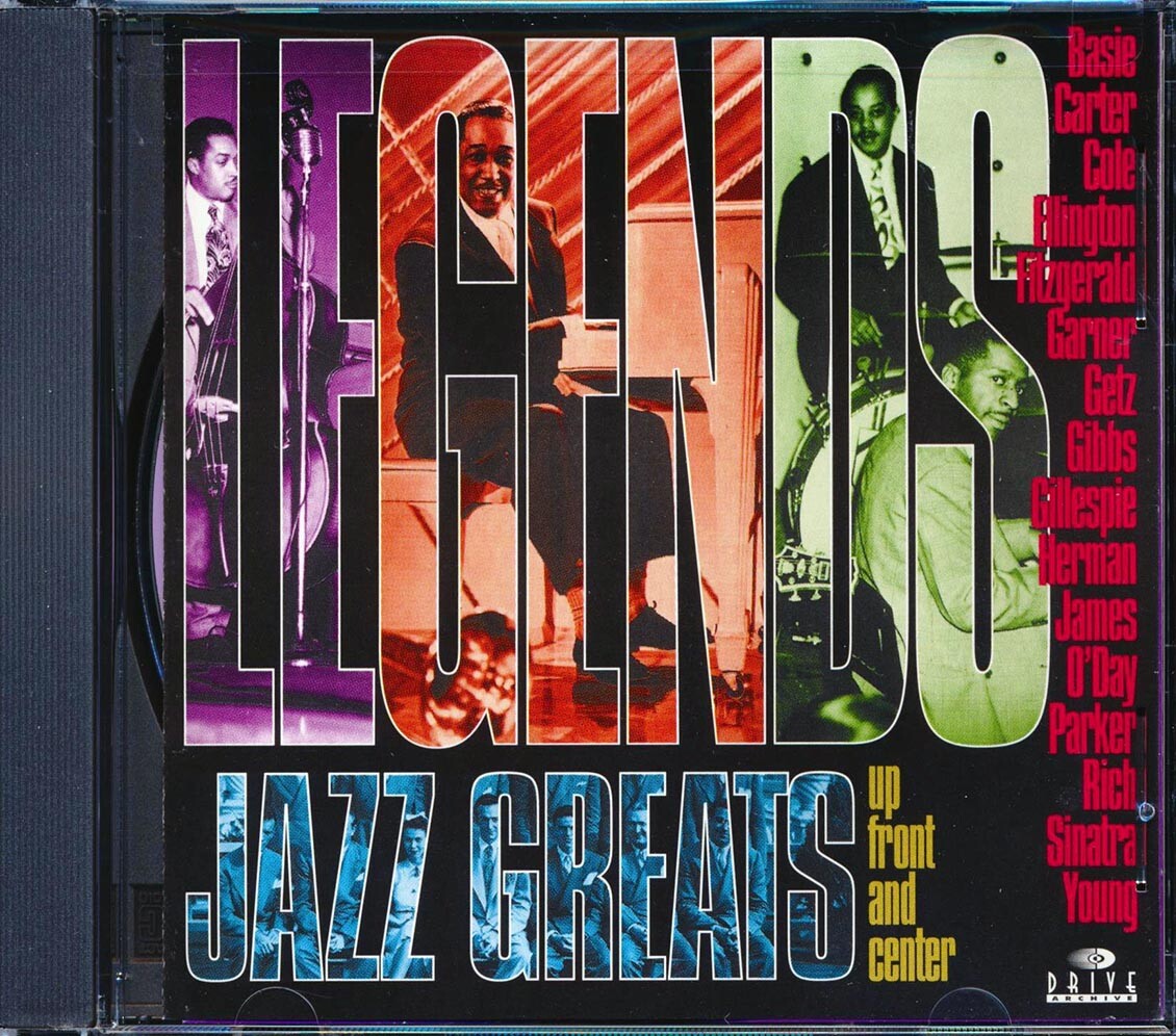 CD Фрэнка Синатры, Дюка Эллингтона, Бадди Рича, Каунта Бейси и др. - легенд джаза.