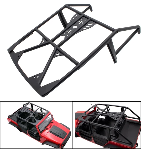 KYX  DIY Nylon Open Air Convertible Roll Cage for SCX10 II Hard Body 