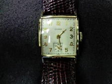 a240 Handsome Vintage 1950s Men's Cyma Analog Watch