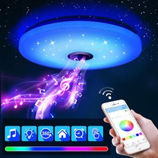 60W RGB LED Deckenleuchte Deckenlampe Dimmbar...