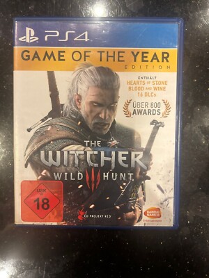The Witcher 3 Wild Hunt, GOTY, OVP, Gebraucht, PS4